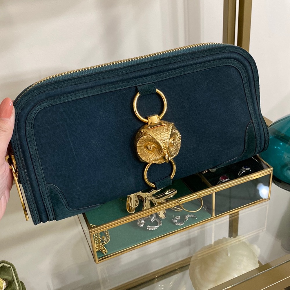 Vintage Burberry Prorsum Nubuck Alma Clutch